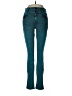 Bullhead Color Block Teal Jeans Size 9 - photo 1