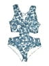 Unbranded Paisley Blue Two Piece Swimsuit Size 1X - photo 1