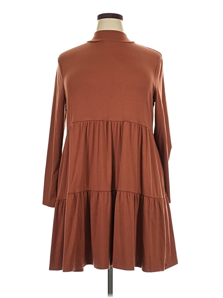 Pre-owned Gap Casual Dress In Brown