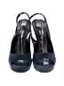 Edmundo Castillo Solid Blue Heels Size EU 38 1/2 - photo 2