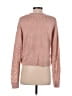 Z Supply 100% Acrylic Hearts Pink Pullover Sweater Size S - photo 2
