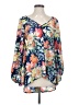 Coveted Clothing 100% Polyester Blue 3/4 Sleeve Blouse Size M - photo 1