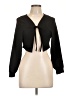 Unbranded Black Long Sleeve Blouse Size L (estimated) - photo 1