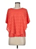 Coral Bay Orange Short Sleeve Blouse Size M (petite) - photo 1