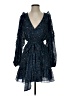 Ulla Johnson Paisley Blue Cocktail Dress Size 4 - photo 1