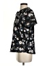 Maurices 100% Polyester Floral Black Short Sleeve Blouse Size S - photo 5