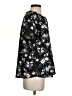Maurices 100% Polyester Floral Black Short Sleeve Blouse Size S - photo 4