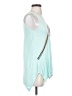 Sloane Rouge Teal Sleeveless Blouse Size XS - photo 4