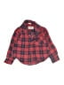 Longstreet 100% Cotton Plaid Red Long Sleeve Button-Down Shirt Size 5 - photo 1