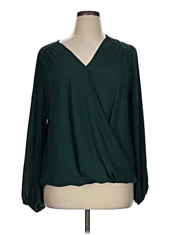INC International Concepts Long Sleeve Blouse (view 1)