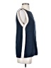 Zara Basic Blue Sleeveless T-Shirt Size S - photo 4