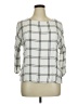 Mi ami 100% Rayon White 3/4 Sleeve Blouse Size XL - photo 1