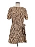 Blu Pepper Animal Print Brown Casual Dress Size L - photo 1