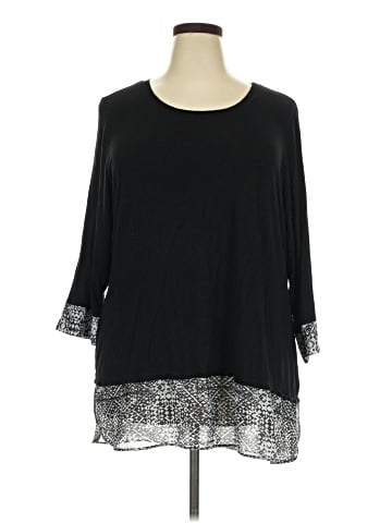 Cj Banks 3/4 Sleeve Blouse (view 1)