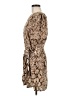 Blu Pepper Animal Print Brown Casual Dress Size L - photo 5
