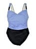 Miraclesuit Color Block Blue One Piece Swimsuit Size 10 - photo 1