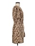Blu Pepper Animal Print Brown Casual Dress Size L - photo 4