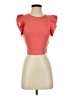 Zara Orange Short Sleeve Top Size S - photo 1
