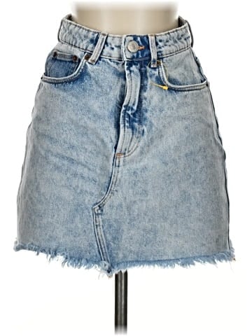 Zara Denim Skirt (view 1)