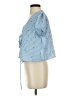 Shein Blue Short Sleeve Blouse Size 2 - photo 5