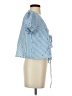 Shein Blue Short Sleeve Blouse Size 2 - photo 4