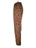 Lavender Brown 100% Polyester Animal Print Brown Casual Pants Size XS - photo 5