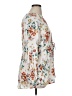 Torrid 100% Rayon Floral Ivory 3/4 Sleeve Blouse Size 1X Plus (1) - photo 4