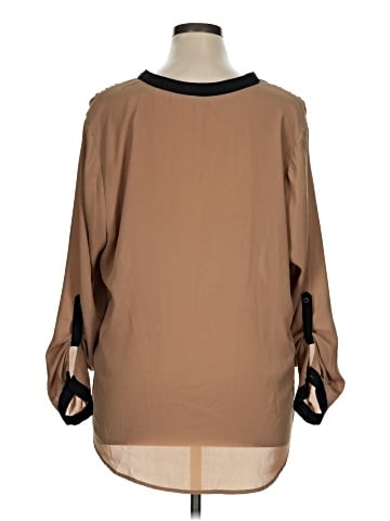 NY Collection Long Sleeve Blouse (view 2)