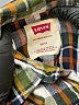 Levi's Plaid Green Long Sleeve Button-Down Shirt Size 10 - 12 - photo 3