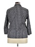 Lands' End 100% Cotton Polka Dots Black 3/4 Sleeve Button-Down Shirt Size 18 - photo 2