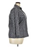 Lands' End 100% Cotton Polka Dots Black 3/4 Sleeve Button-Down Shirt Size 18 - photo 4