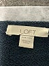 Ann Taylor LOFT Stripes Black Poncho One size - photo 4