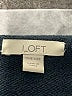 Ann Taylor LOFT Stripes Black Poncho One size - photo 5