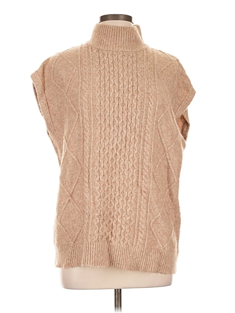 Pre-owned Sincerely Jules Sweater Vest In Tan