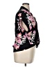 Torrid Floral Black Short Sleeve Blouse Size 1X Plus (1) - photo 4