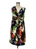 Venus Print Green Cocktail Dress Size M - photo 1