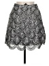 Verty Paisley Silver Formal Skirt Size M - photo 2