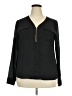 Eden Ruth 100% Polyester Black Long Sleeve Blouse Size XXL - photo 1