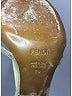 Fendi Metallic Gold Heels Size EU 39 - photo 4