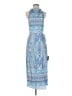 Lulus 100% Polyester Paisley Blue Casual Dress Size S - photo 1
