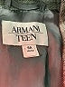 Armani Junior 100% Linen Flax Chevron-herringbone Gray Blazer Size 9 - photo 3