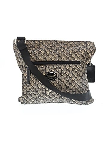 Coach Factory snakeskin print crossbody (view 1)