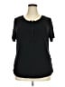 Ekouaer Black Short Sleeve Henley Size XXL - photo 1