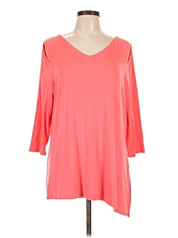 Belle By Kim Gravel 3/4 Sleeve Top (view 1)
