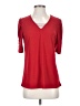 Love Scarlett Red Short Sleeve Top Size M - photo 1
