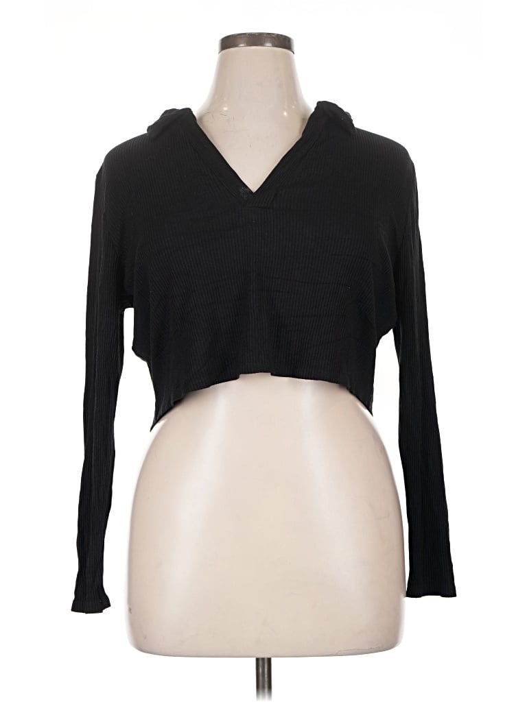 Pre-owned H&m Cardigan Sweater In Black