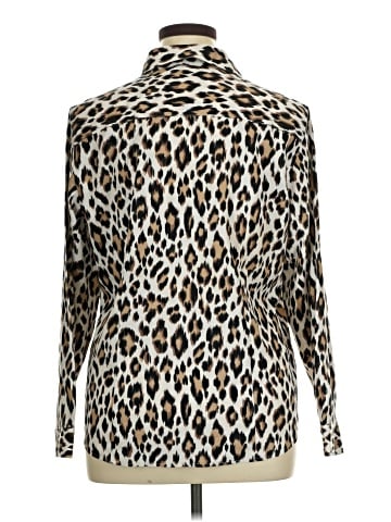 Chico's Long Sleeve Button-Down Shirt (view 2)
