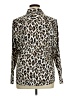 Chico's 100% Cotton Animal Print Ivory Long Sleeve Button-Down Shirt Size XL (3) - photo 2