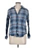 Grayson 100% Cotton Plaid Blue Long Sleeve Button-Down Shirt Size Med (3) - photo 1