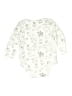 Hb 100% Cotton Print Ivory Long Sleeve Onesie Size 6-9 mo - photo 2